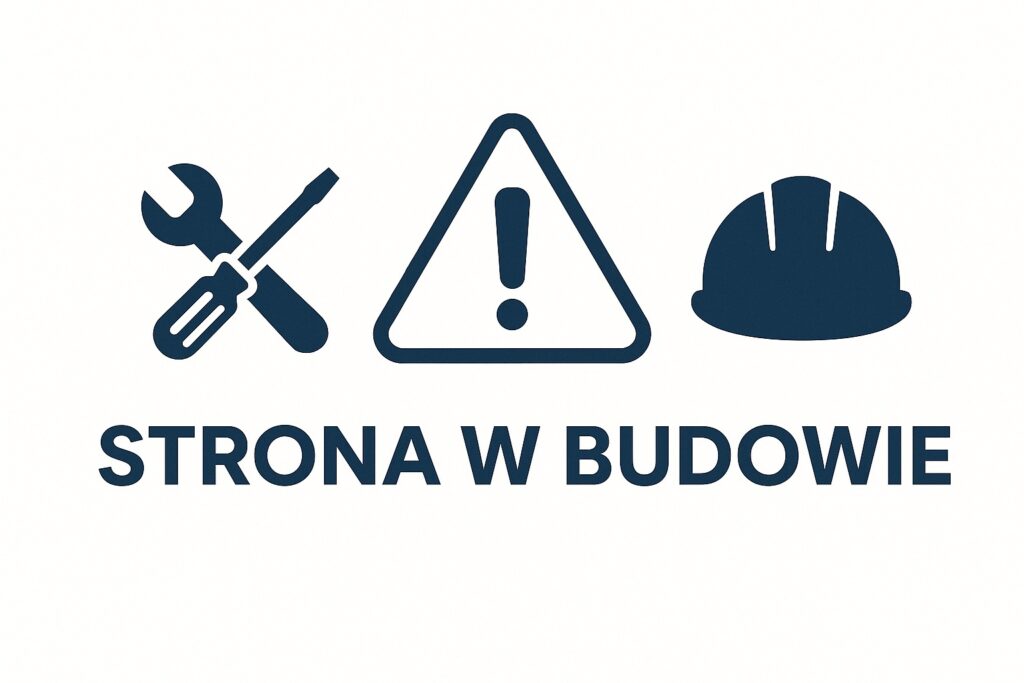 strona w budowie logo
